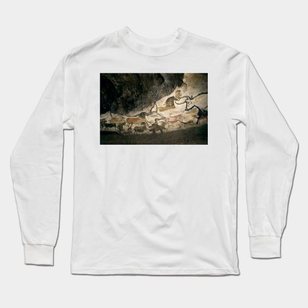 Lascaux II cave painting replica (C013/7378) Long Sleeve T-Shirt by SciencePhoto